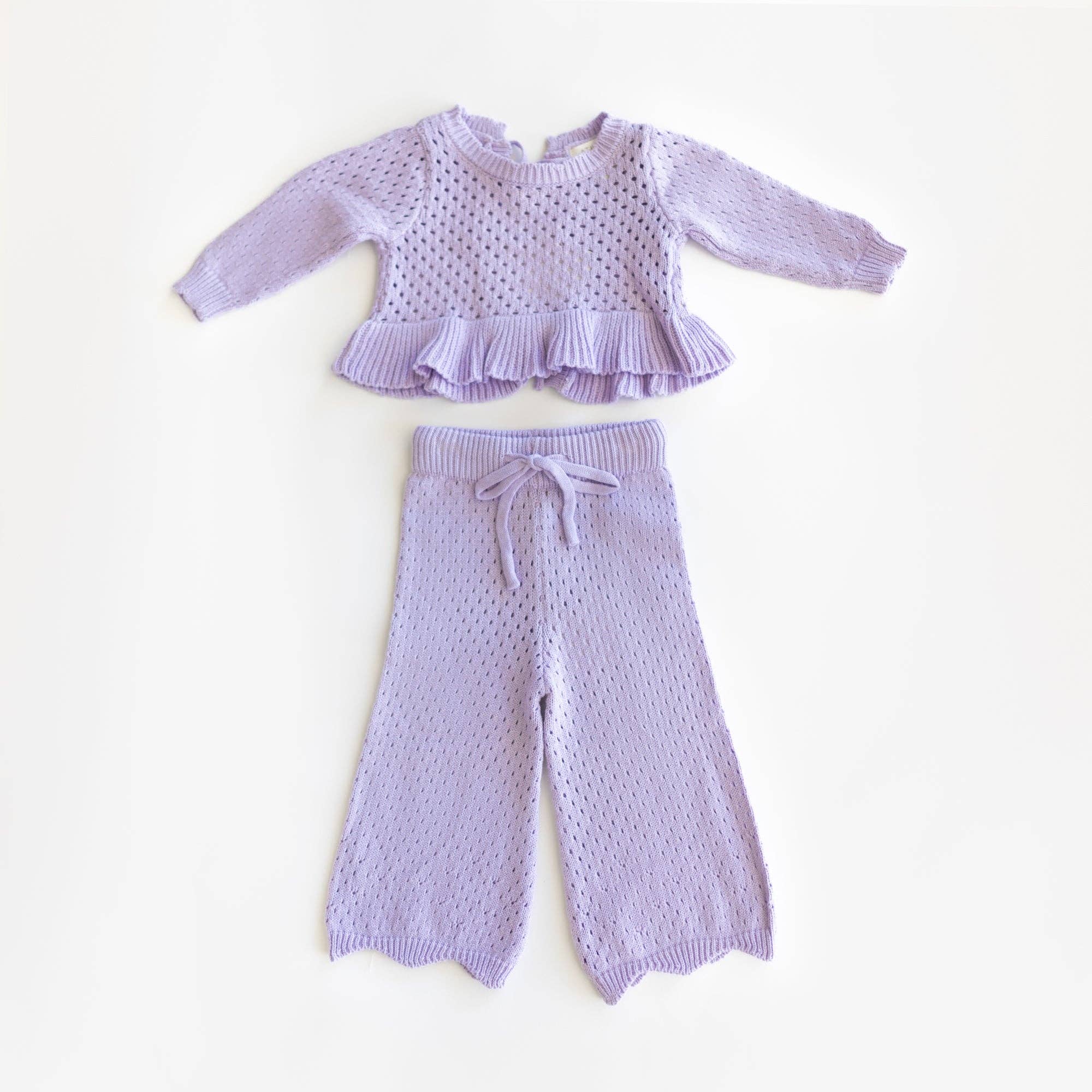 Lilac Knit Set