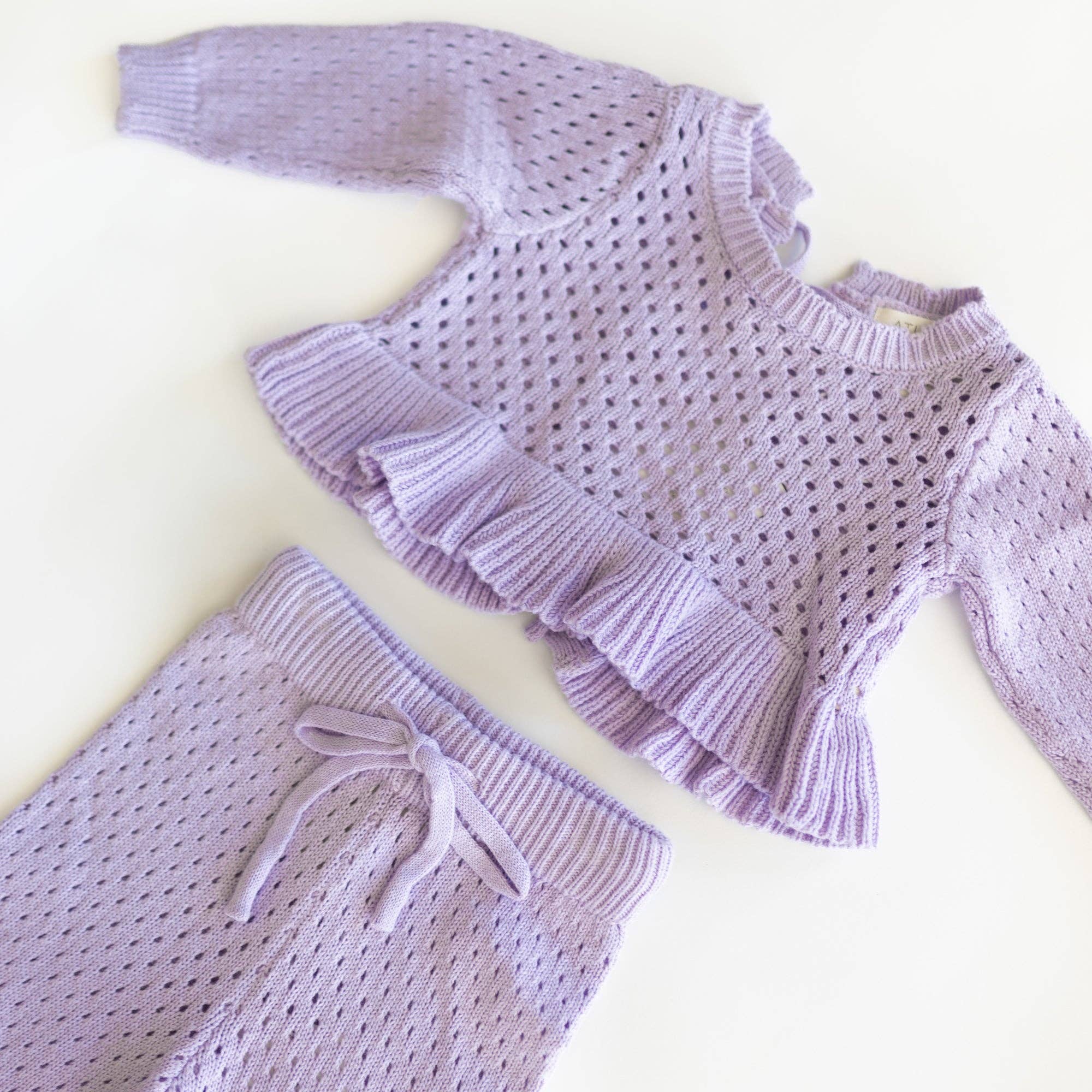 Lilac Knit Set