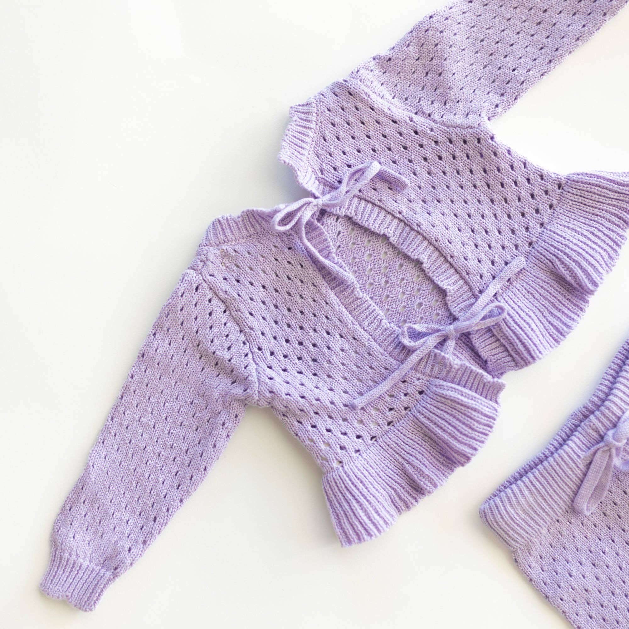Lilac Knit Set