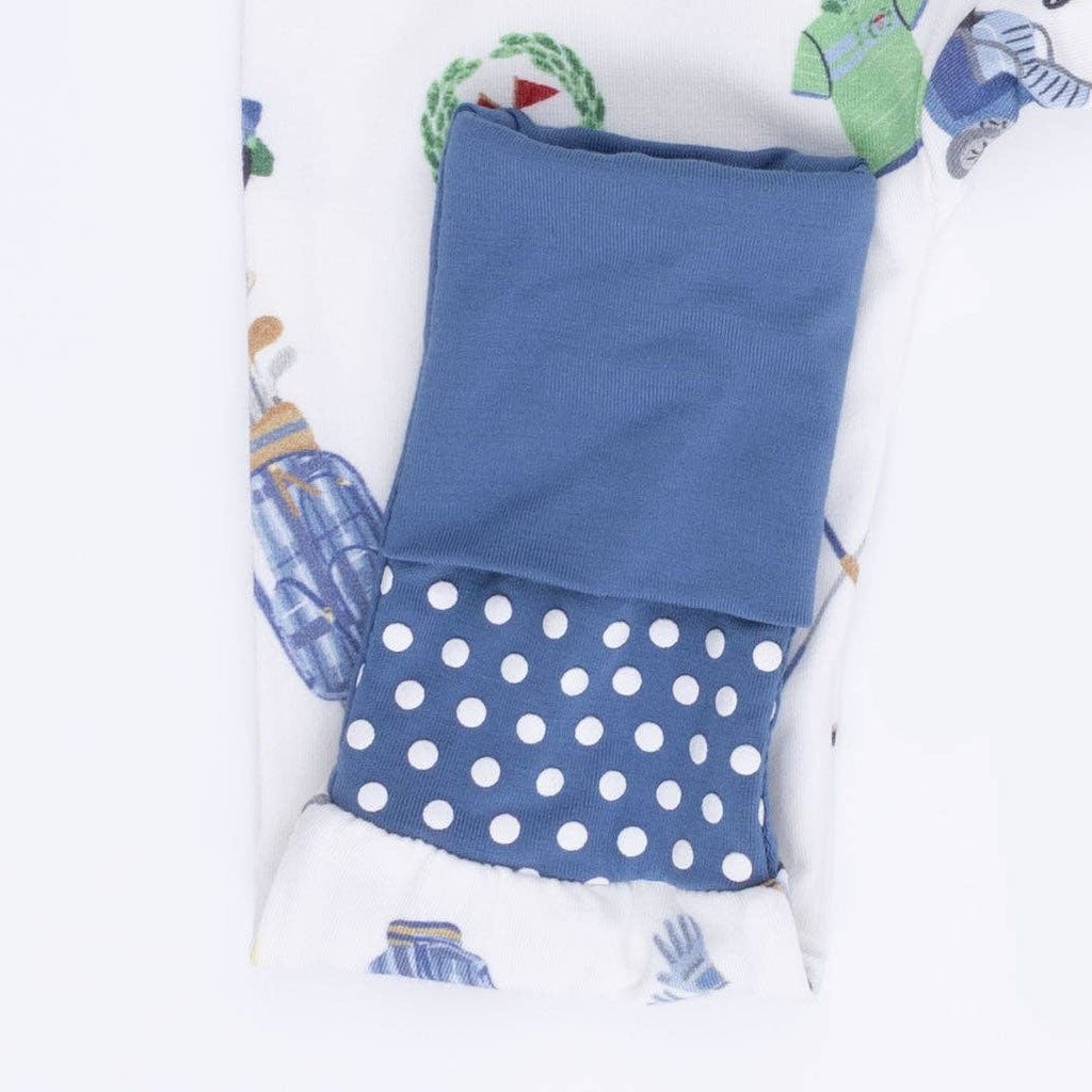 Golf Themed Zipper Pajama