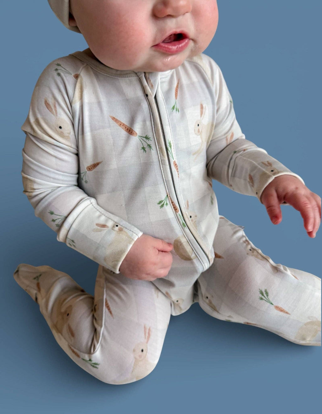 Spring Bamboo Zipper Pajamas