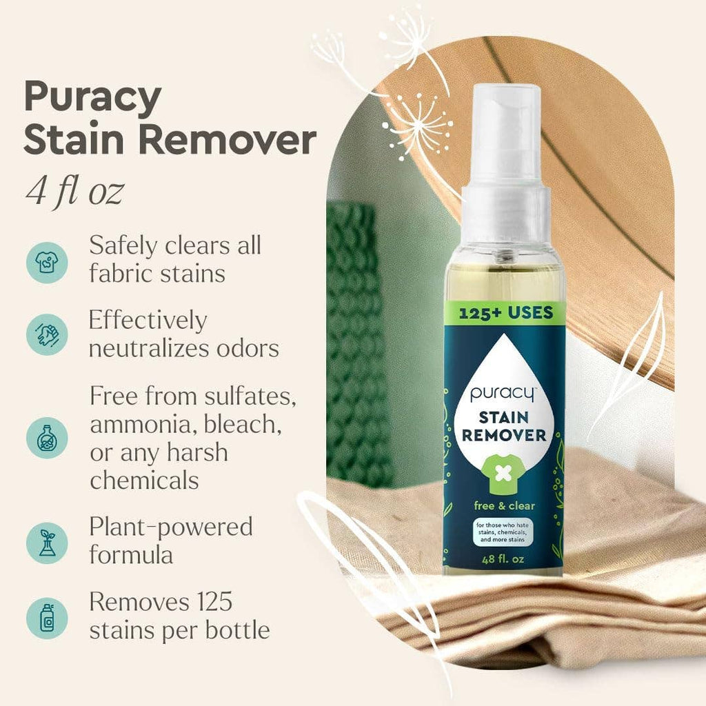 Puracy Natural Laundry Stain Remover 4oz