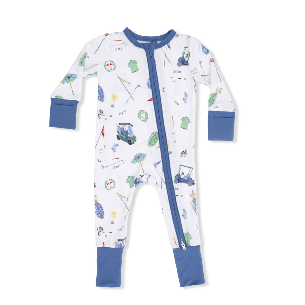 Golf Themed Zipper Pajama