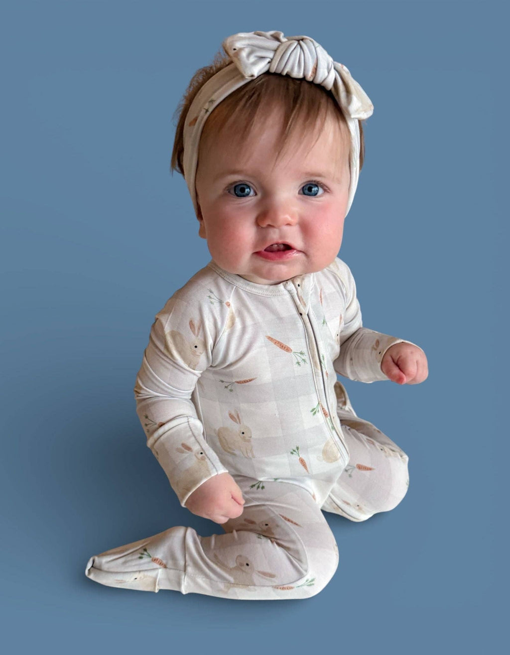 Spring Bamboo Zipper Pajamas