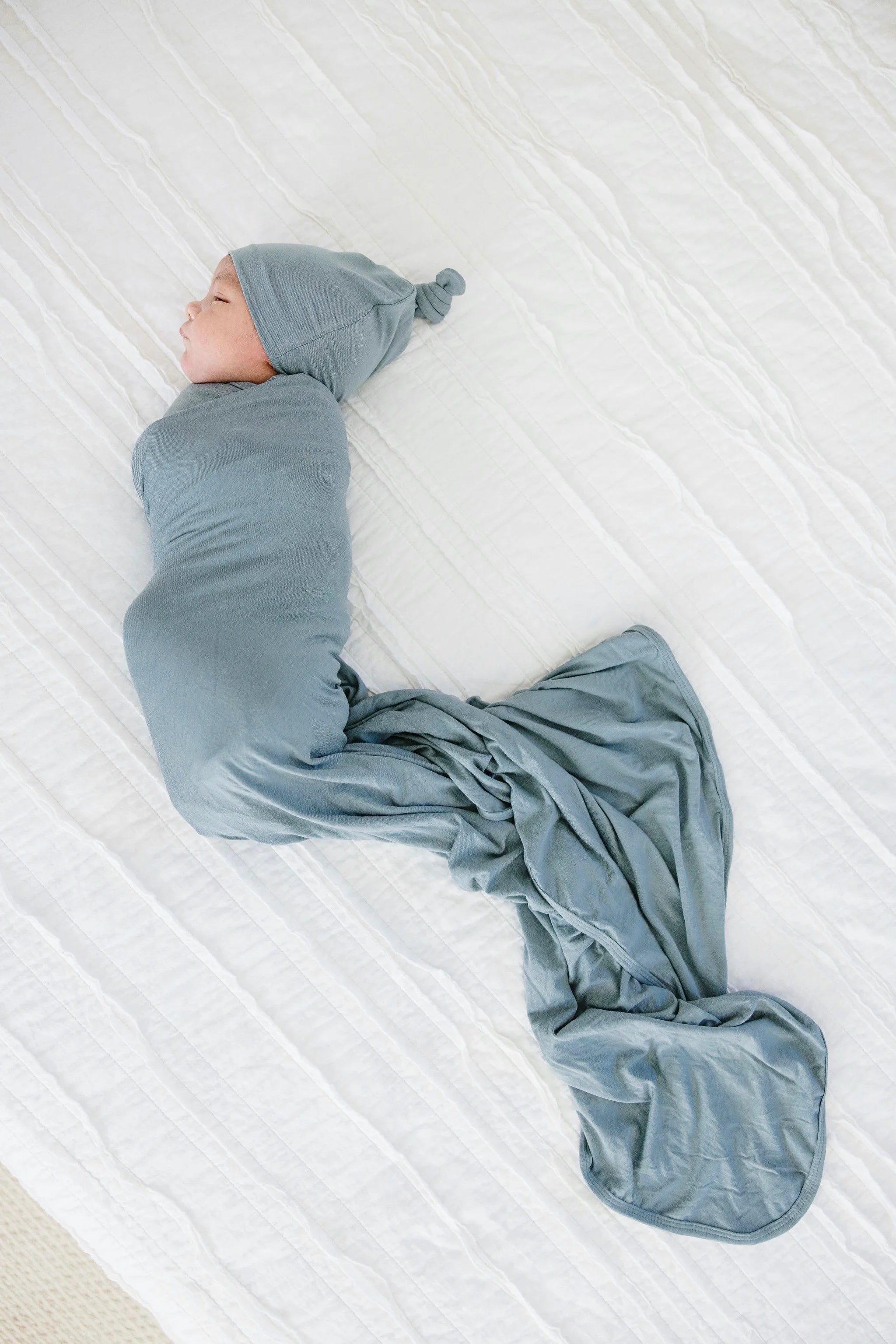 Swaddle Blanket in Slate Blue