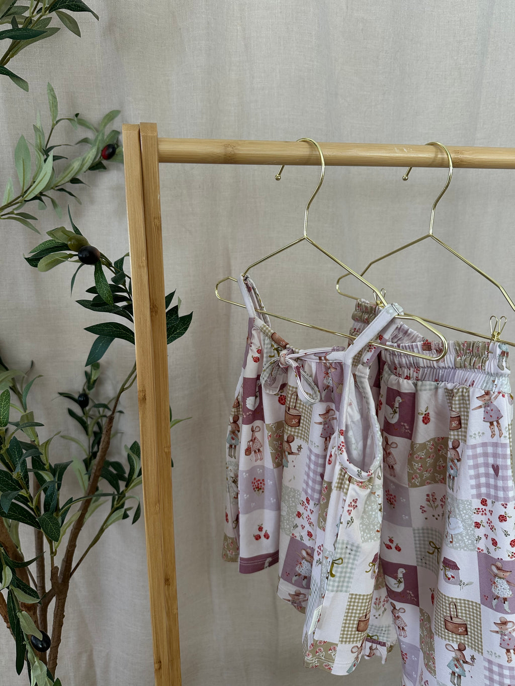 Little Mouse on The Prairie Culotte Set