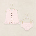 Ruffle Tank and Bottom - Blush
