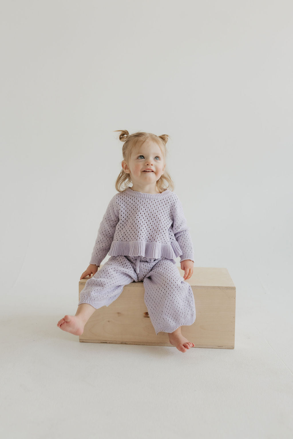 Lilac Knit Set