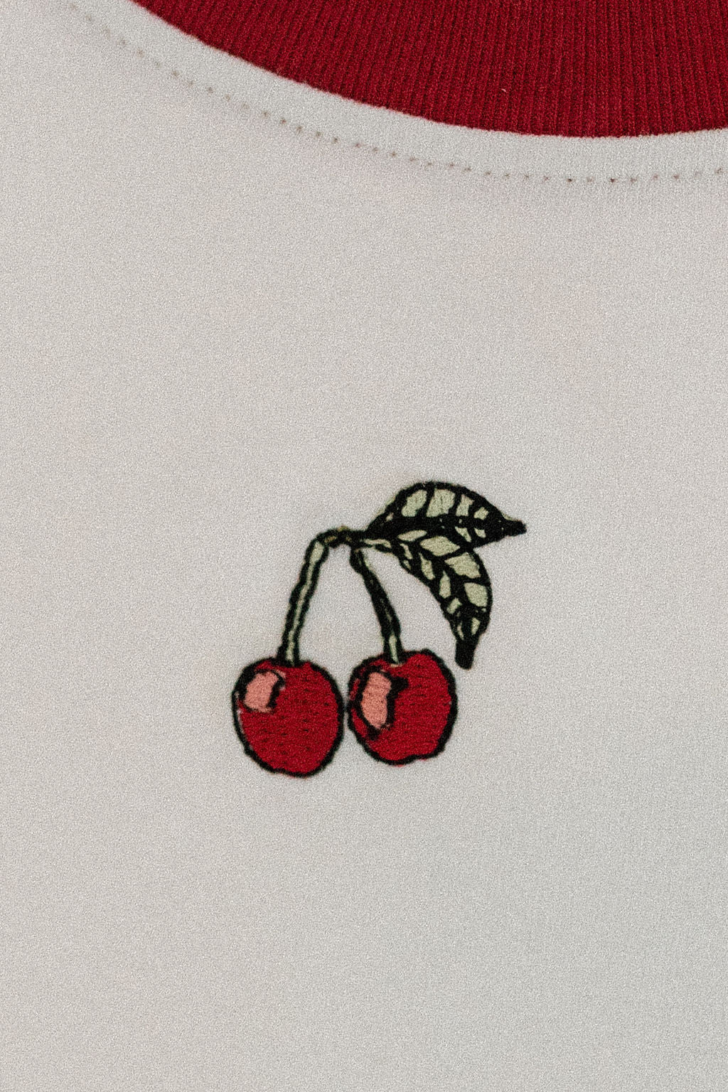 Organic Cropped Tee - Cherries
