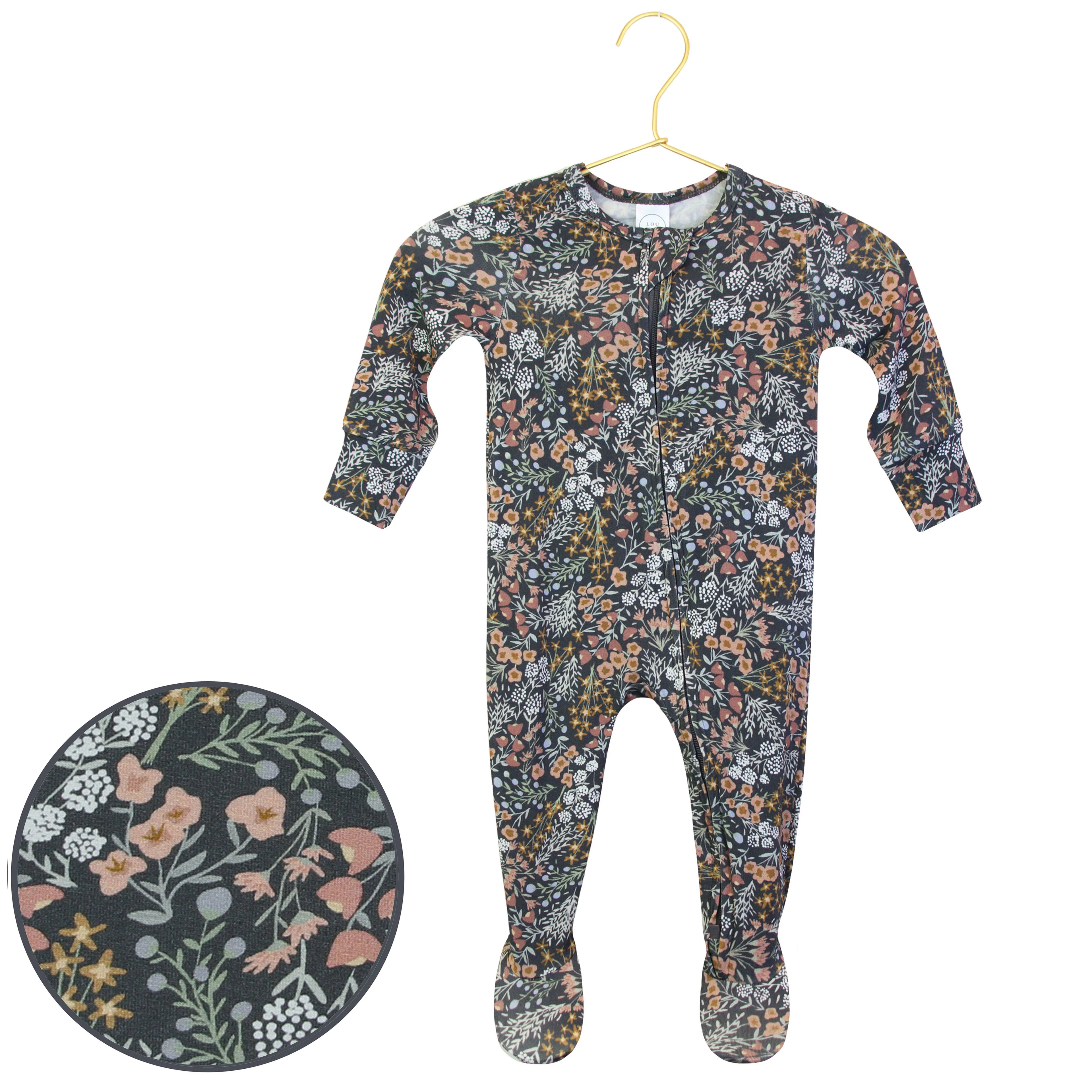Footie Pajamas - Floral