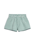 Scalloped Trim Short in  Laguna Gingham