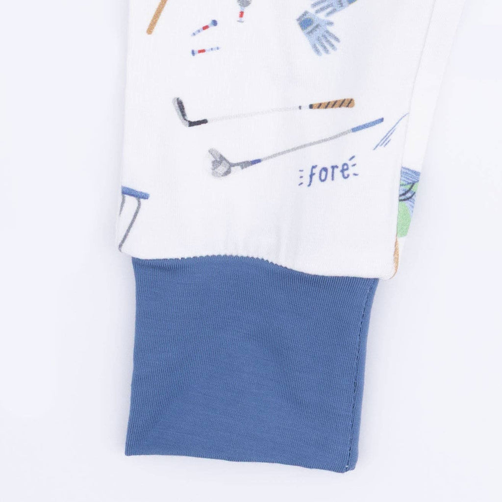 Golf Themed Short Sleeve Pajama Set