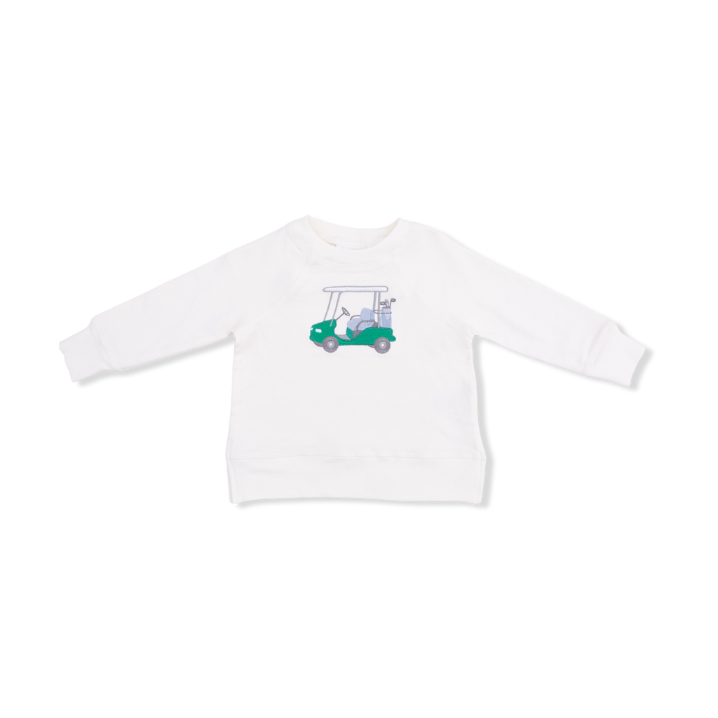 Golf Cart Raglan Sweatshirt
