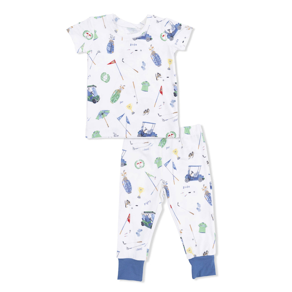 Golf Themed Short Sleeve Pajama Set